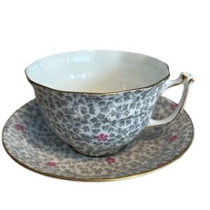 Vintage Sampson Smith Old Royal Bone China cup and saucer